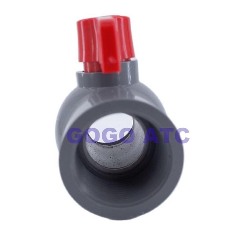UPVC Straight mouth valve PVC Inner wire ball valve DN 15-65 mm One-piece simple Water pipe plastic socket Anti-aging