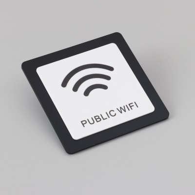 Nichtraucher warm Erinnerung Zeichen Kassierer Schreibtisch Anweisung kreative Tür Zeichen Acryl Männer und Frauen Schlecht Beschilderung WiFi