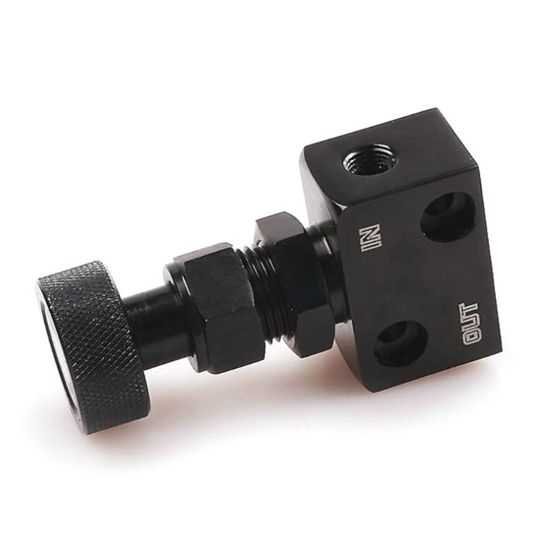 Automotive Universal Rotary Brake Proportional Valve / Distribution Valve Adjustable Prop Brake Bias: Black