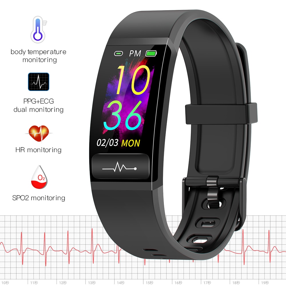 M8 AI electrocardiogram temperature Smart watch Heart Rate Monitor ECG PPG Smart Bracelet Blood Pressure Clock Wristband