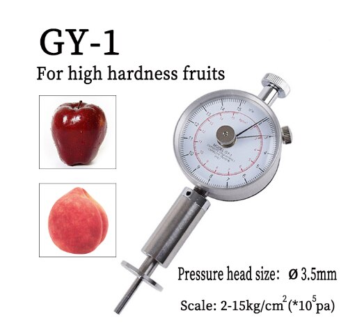 Probador de la dureza de la fruta, serie GY, penetrómetro de frutas, escorómetro de frutas: GY-1