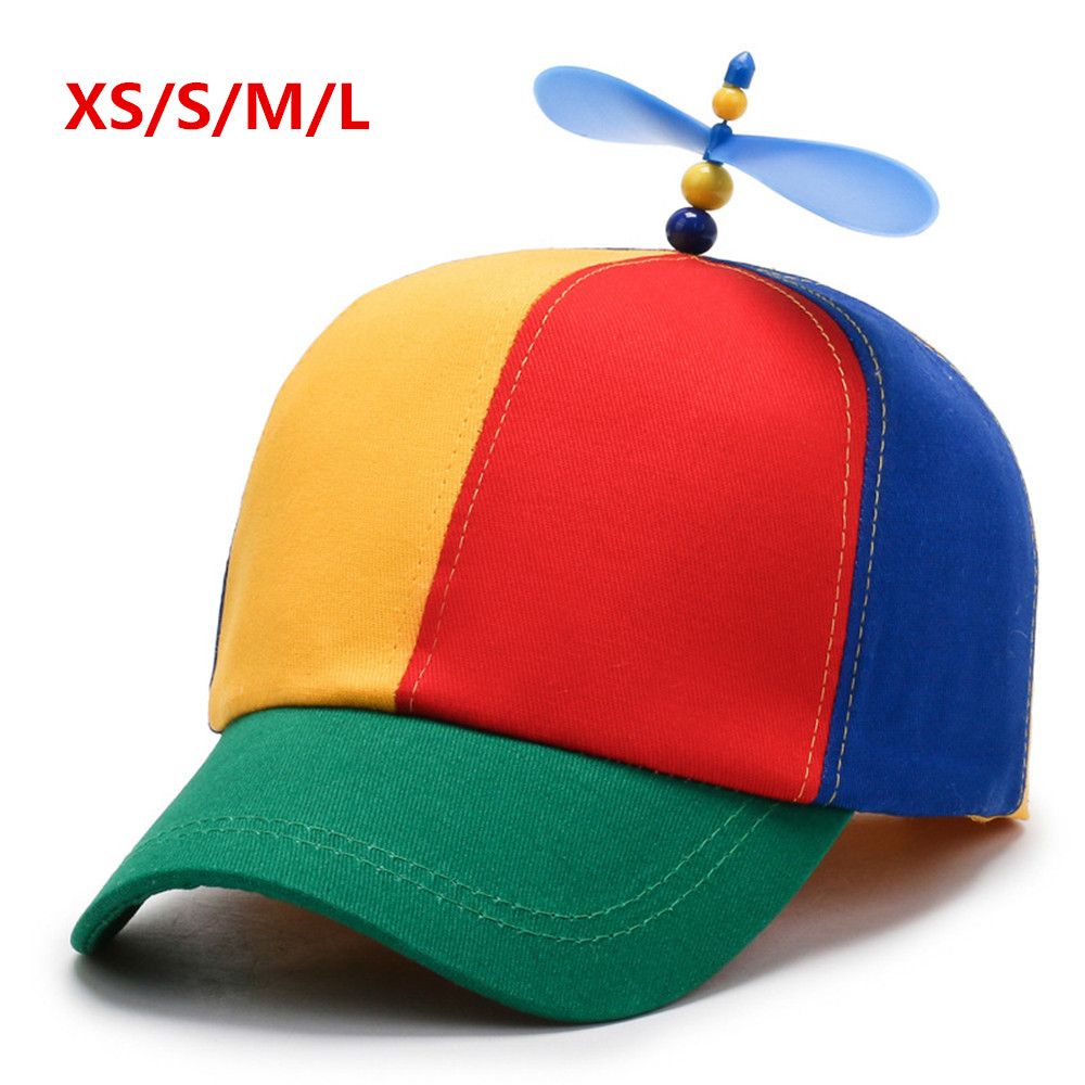 Gorra de béisbol con de libélula de bambú, gorro de béisbol con de arcoíris, helicóptero, hélice, aventura, Snapback, para adultos, niños y niñas