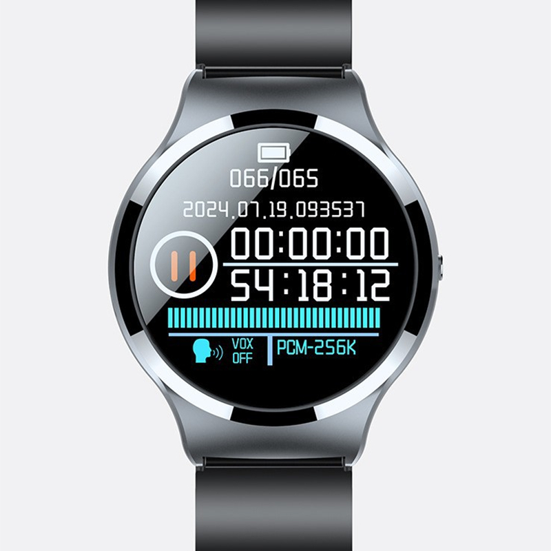 Smartwatch con Registratore Vocale, Registratore Audio HD con Riduzione del Rumore, Orologio 2-in-1 alla Moda per Riunioni e Lezioni