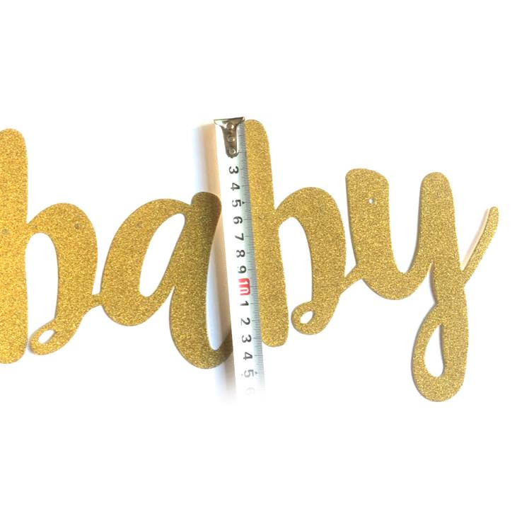 1 ensemble banderole en papier mignonne | Banderole de fête prénatale Oh Baby Oh Boy ou Girl amour cœur, drapeau décoration de fête, guirlande banderole révélateur de sexe