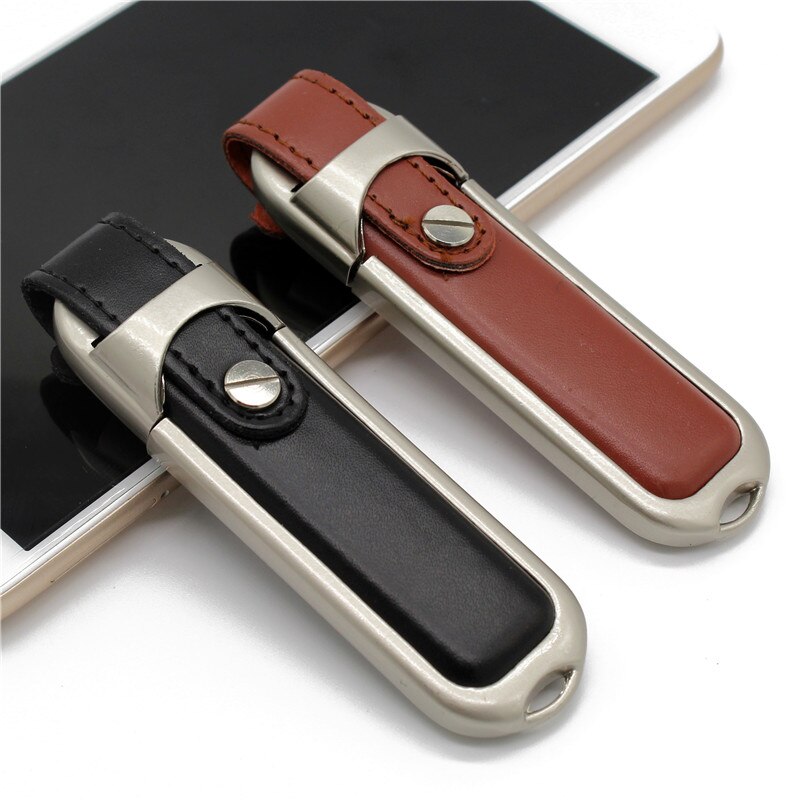 Tekst mi skórzane 64GB pamięć USB 32GB 16GB 8GB 4GB Pen Drive pamięć usb usb2.0