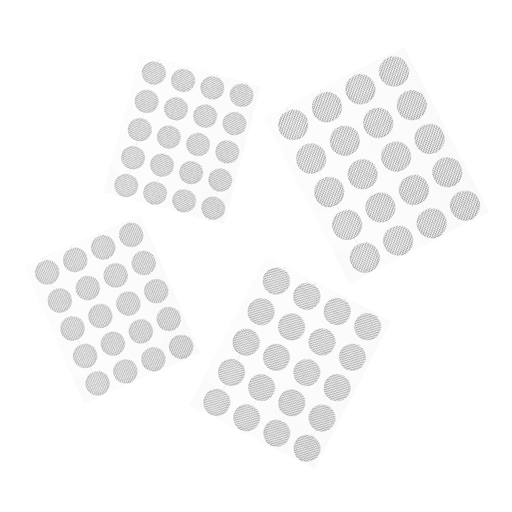 20 stuks/set 4mm 4.2mm 4.7mm 5mm vervangende anti-stof netwerkbehuizing stalen gaas in-ear hoofdtelefoononderdelen zelfklevend stofdicht net