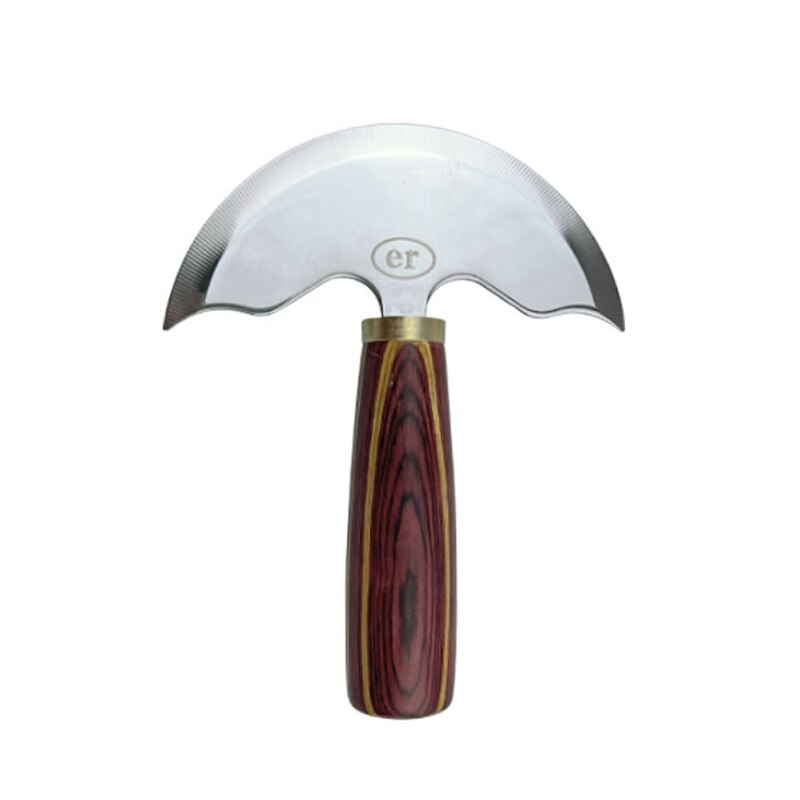 Couteau à tête ronde en cuir, couteau en cuir pour l'artisanat du cuir, coupe Skiving GXMA: L