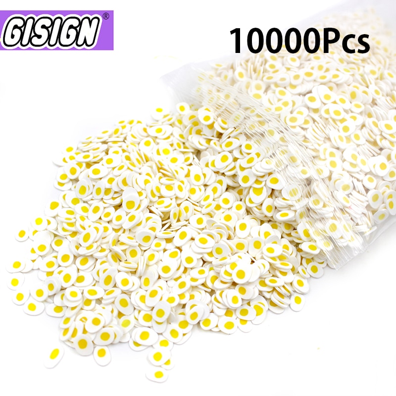 10000 Pcs Ei Fruit Plakjes Alle Voor Slime Additieven Bevatten Slimes Charms Vulstoffen Voor Nail Art Supplies Toegang Decor Speelgoed