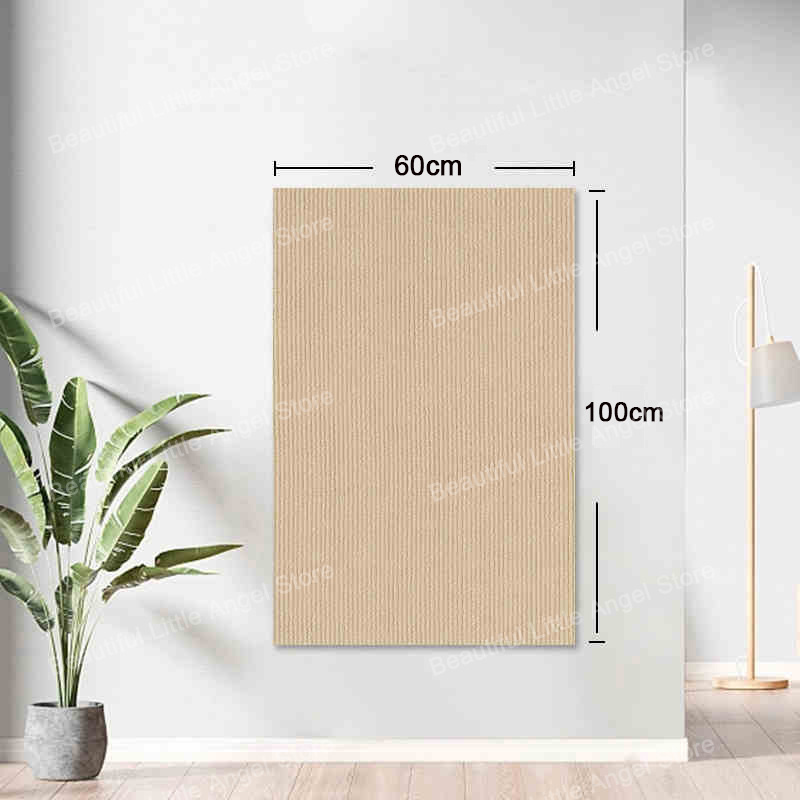 Cat Scratching Mat with Self-Adhesive Trimmable Cat Carpet Cat Scratching Carpet Corner Wall Cat DIY Scratch Furniture Protector: Yellow