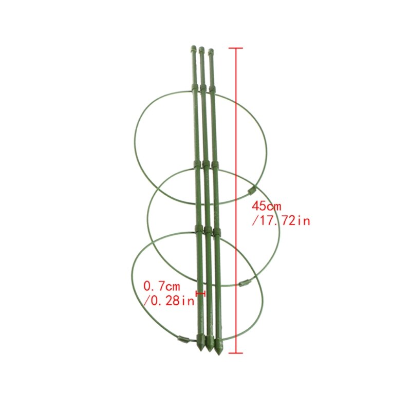 Tuin Plant Ondersteuning Klimmen Planten 45Cm 60Cm Conische Trellis Supporter Frame: 45CM