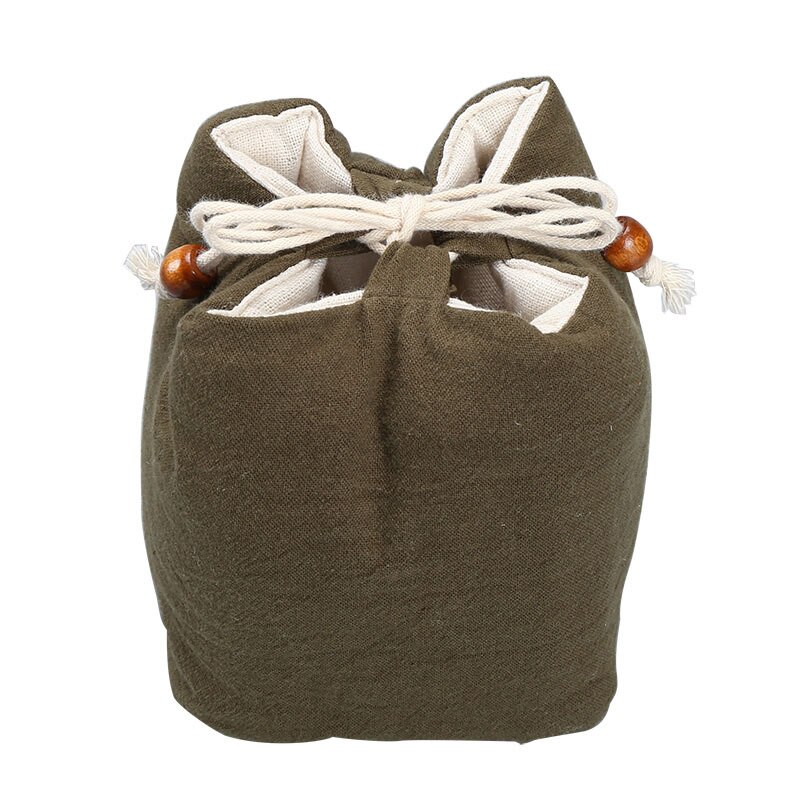 Japanese Style Portable Travel Tea Set Teaware Storage Bag For 1 Teapot 3 Teacup / 4 Tea Cups Outdoor Quick Cup Handbag Package: B
