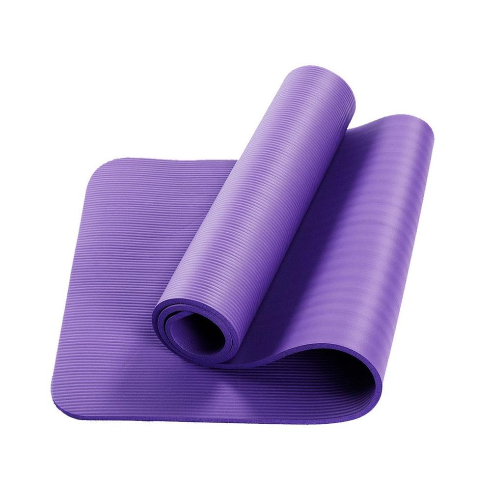 1 st. duurzame, milieuvriendelijke, antislip, niet-giftige yogamat met hoge dichtheid voor yoga en pilates op voorraad!: Paars 