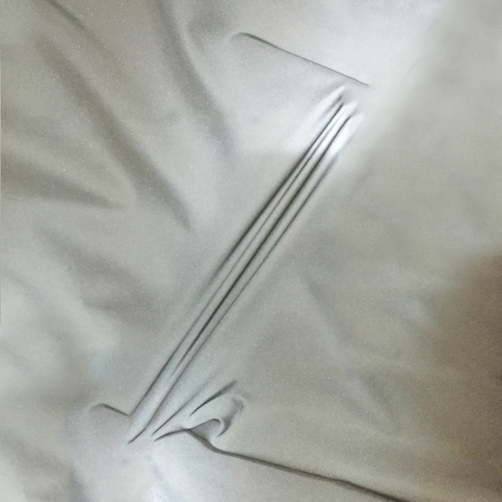 Silver Reflective Fabric By Yard High Shine Fabric Silver At Night for Clothing PatchWork Sewing Art