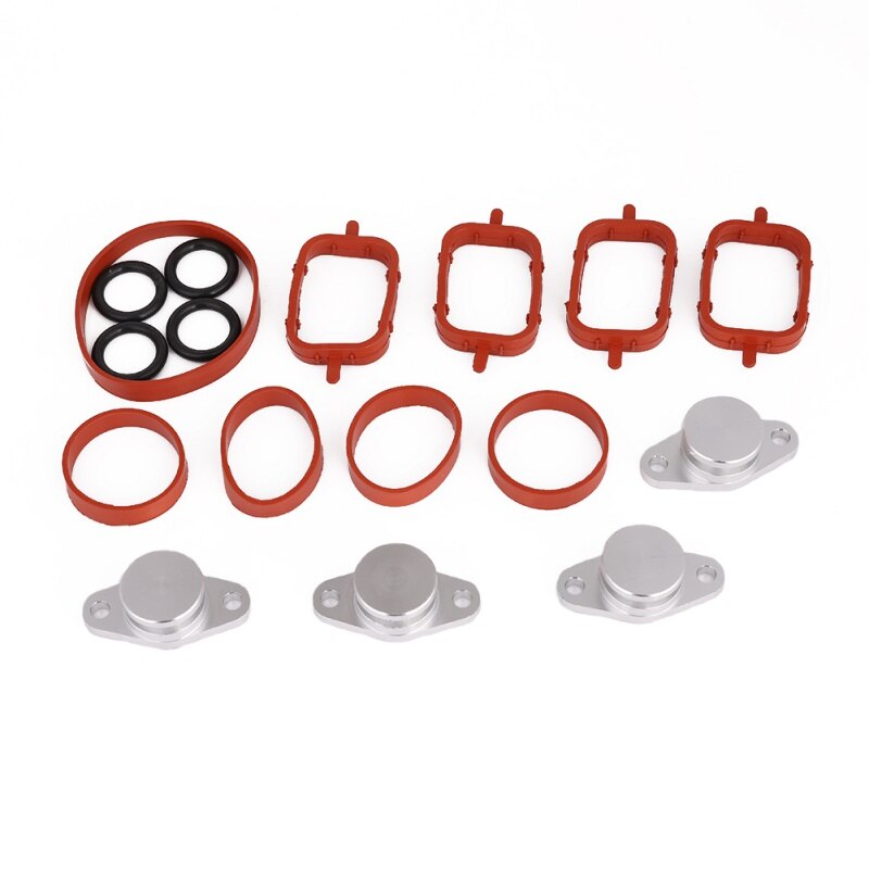 Kit Riparazione Flap Di Turbolenza 22mm - 4/6 Pezzi In Alluminio Con O-ring - Tappi Per Collettore Di Aspirazione Auto - Sostituzione Lembi Vorticosi - 3