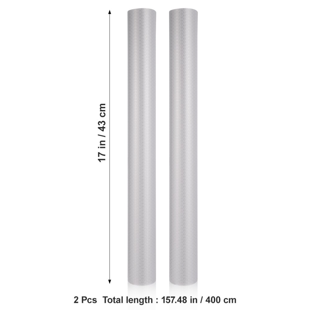 2 rollen waterdichte aanrechtblad afdekking lade onderlegger tafelmat kastvoering voor restaurant kantoor 200 x 43 cm
