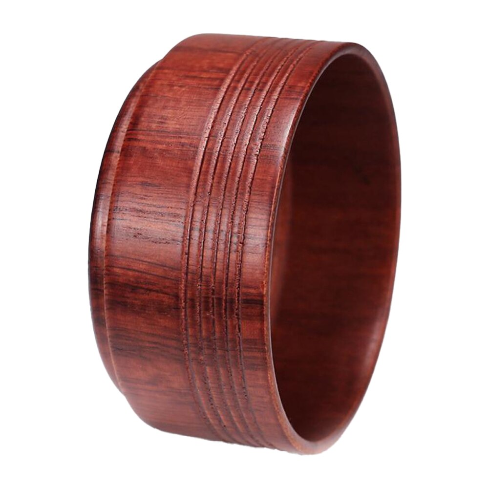 Shaving Soap Bowl Men Wood Oak Foam Wet Mug Shave Anti-Slip Dark Brown Cup Natural Face Cleaning Tools Shaving Soap Bowl