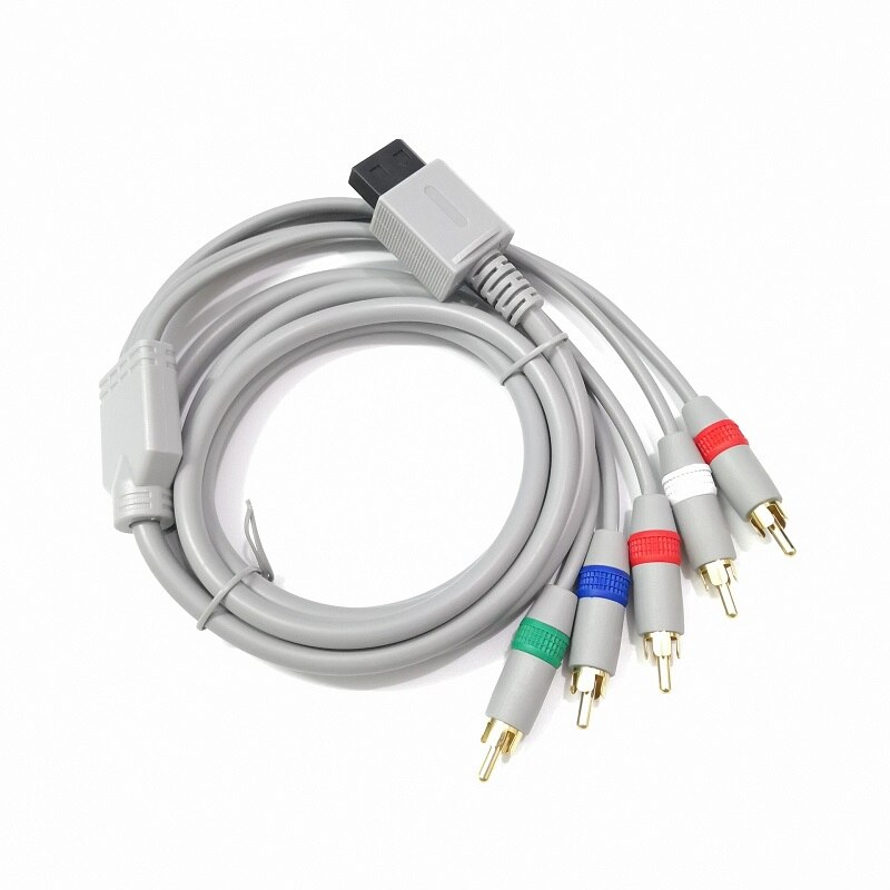 1.8M Component Audio Video Kabel Hd Av Kabel Voor Nintendo Wii En Wii U Grijs