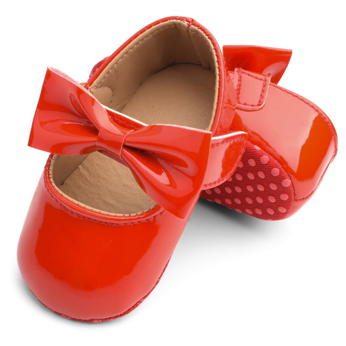 Stylish Soft Pink Baby shoes with Bow