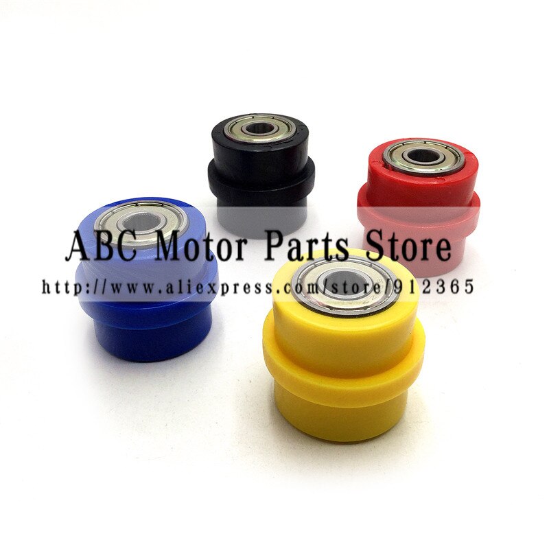Roue Guide Galet de Chaîne - M8/M10 - 8mm/10mm - Plastique - pour Moto Pit Dirt Mini ATV