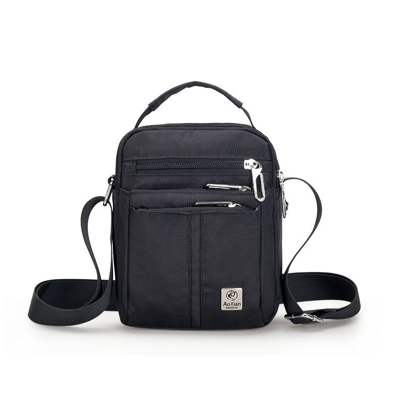 Nylon Messenger Bags Waterproof Shoulder Tote Weekend Travel Sacoche Homme Handtassen Bolsa Feminina Handbag: black