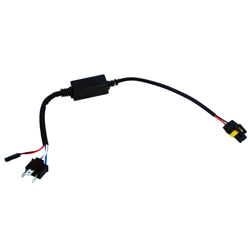 Wire Harness H4 Wire Harness HID Xenon Power Cable Connector Ballast Socket HID Wiring Adapter Conversion Kit High Low Connect
