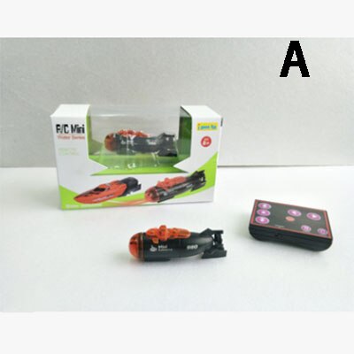 Mini Afstandsbediening Submarine Speelgoed Boot Model Afstandsbediening Boot kinderen Novel Onderwater Speelgoed: Black