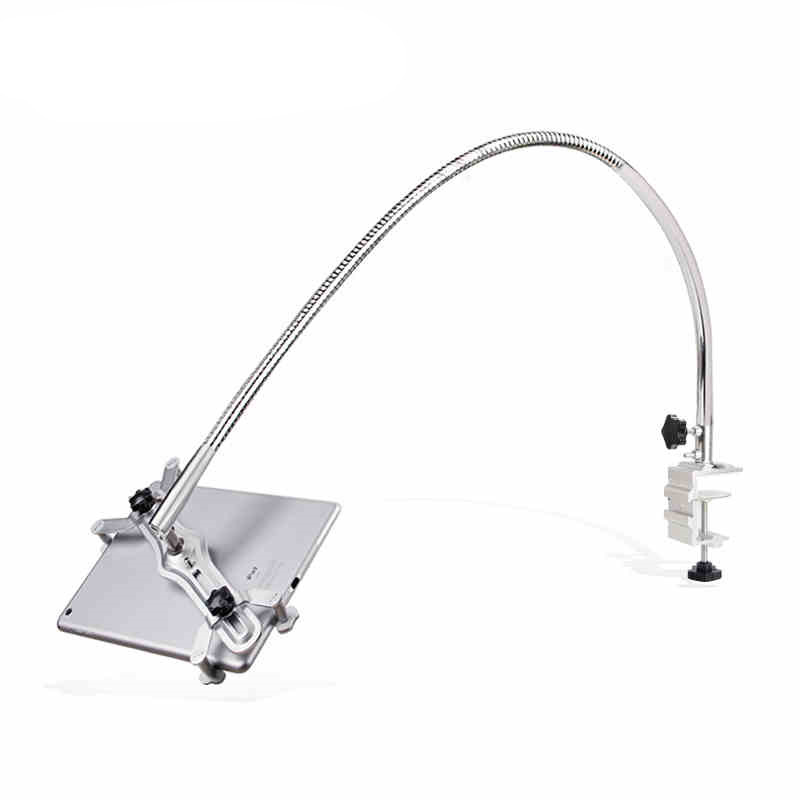 Pieno di Metallo Lungo Braccio Flessibile 120 centimetri 4-11 pollici Per Smartphone/Tablet Supporto Universale di Rotazione Letto Comodino Pigro stand per iPad Air 1 2 3