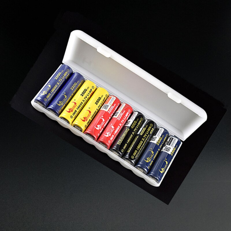 1PC 18650 Batterij Storage Case Houder Organizer 18650 Opbergdoos Houder Hard Case Cover Batterij Container 10 Mobiele