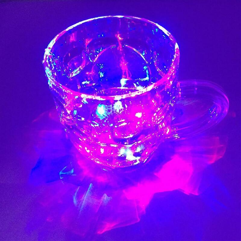 Small LED shot glass flashing glasses luminous cup Halloween Chirstmas Party: Default Title