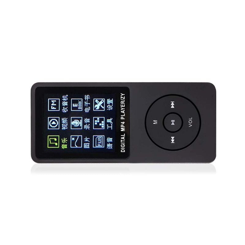 Mp4 musikspelare  mp4 media 1.8 tums pekknappar fm-radio videostöd tf-kort  mp4 spelare  mp3 digitalt stöd tf-kort