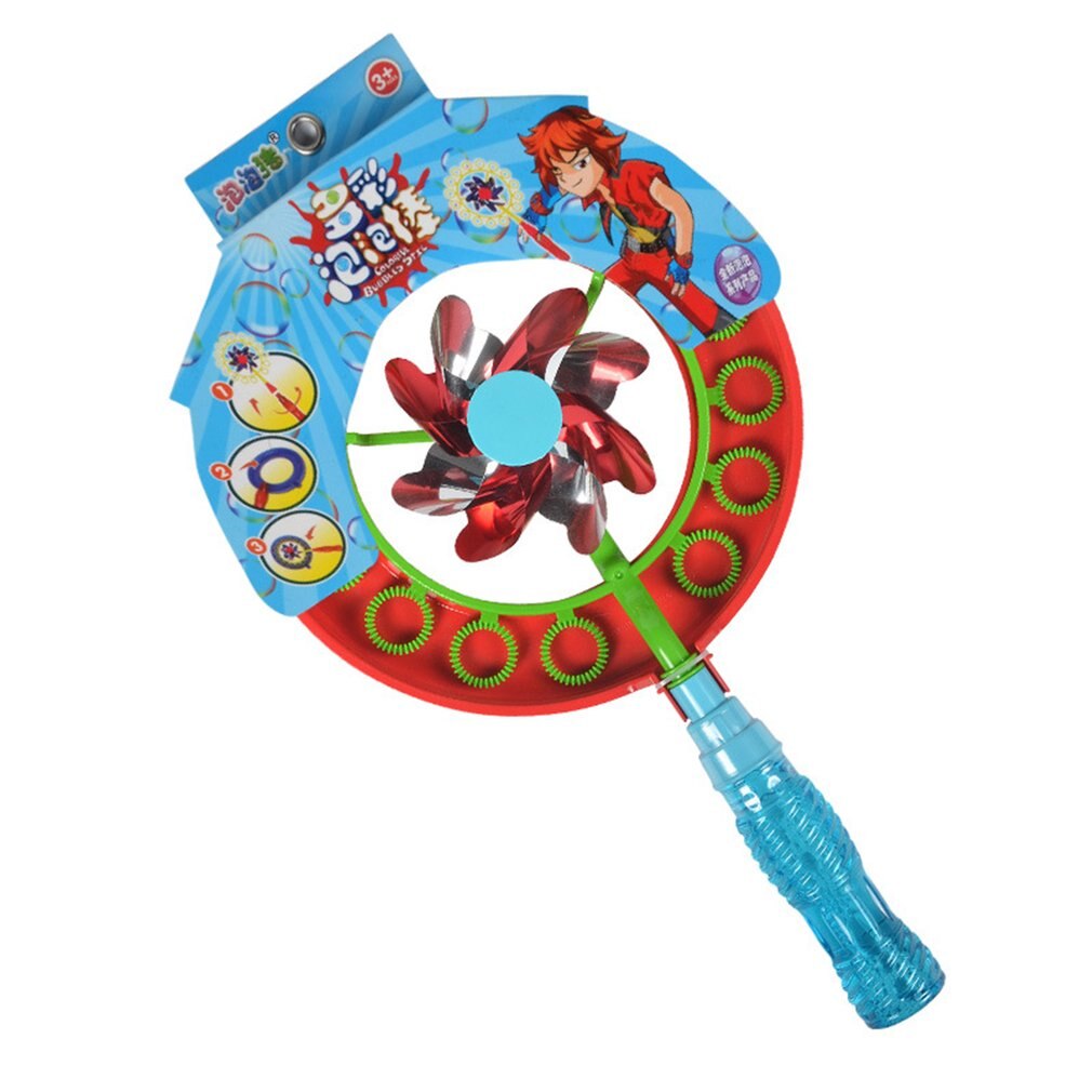 Two-in-one Bubble stick Windmill Portable Children Bubble Wand Outside activity Bubble concentrate Toy: 3
