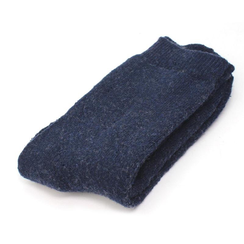 Chaussettes d'hiver de de sport thermique Extra épais d'hiver pour hommes: Dark Blue