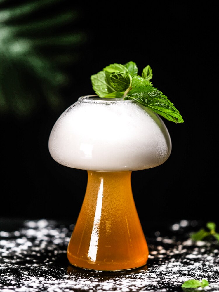 245ml nett rød soppkopp cocktailkopp molekylær gourmetbar spesiell vinkopp personlig glassbeger
