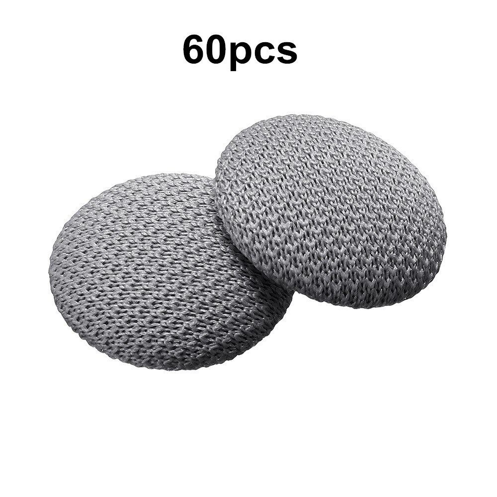 60/40/10 pièces attaches de toit de voiture intérieur plafond tissu fixation bouchon à vis toit réparation boucle tissu attaches supérieures hangars de réparation: 60pcs grid grey