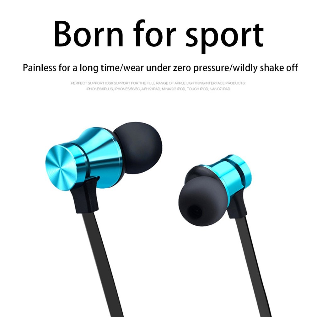 XT11-Auriculares deportivos, inalámbricos por Bluetooth, auriculares magnéticos con micrófono y cancelación activa de ruido para teléfonos, auriculares de graves para música