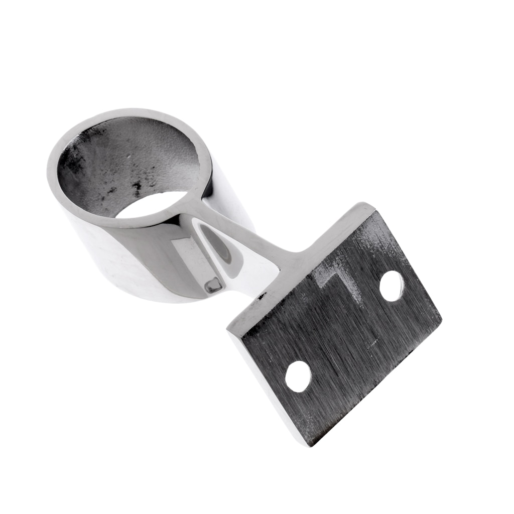 Boat Handrail Fitting Center Stanchion Marine Grade 316 Stainless Steel Corrosion Resistant Durable