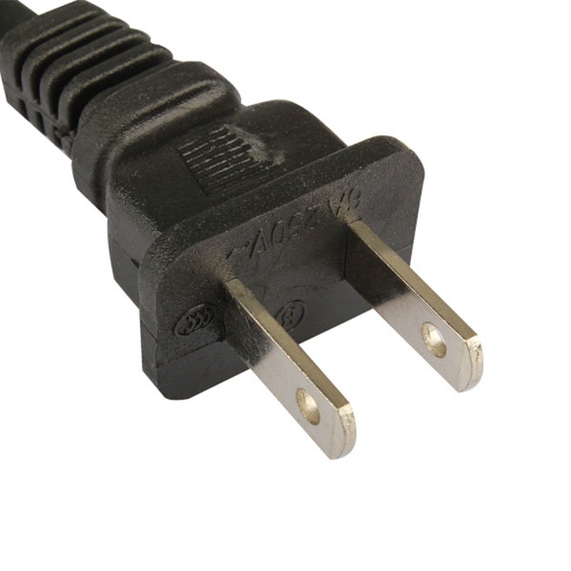 US 2-Prong Port AC Power Cord Cable For Sony PS2 PS3 Slim 50cm Edition AS99