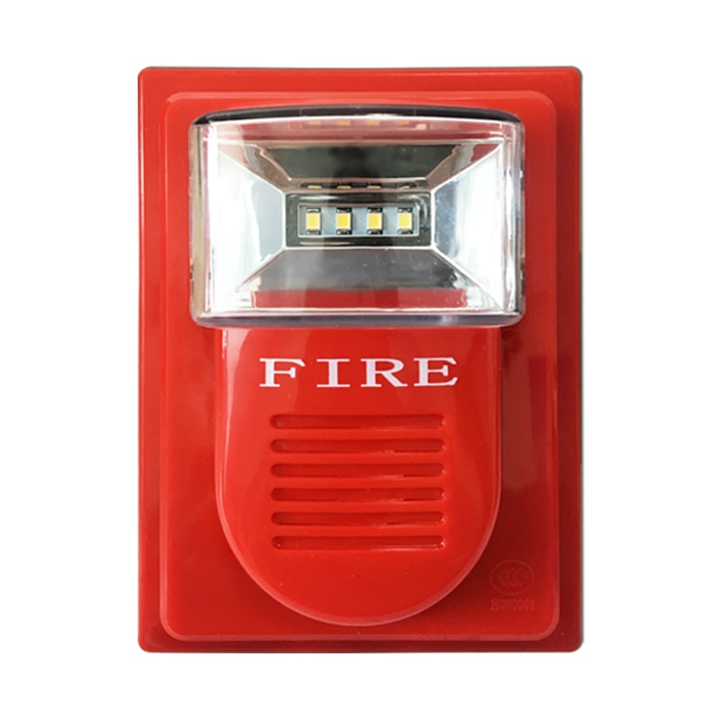 Geluid En Licht Alarm Sirene Knipperende Rode Licht Alle Voor Uw Home Security Outdoor