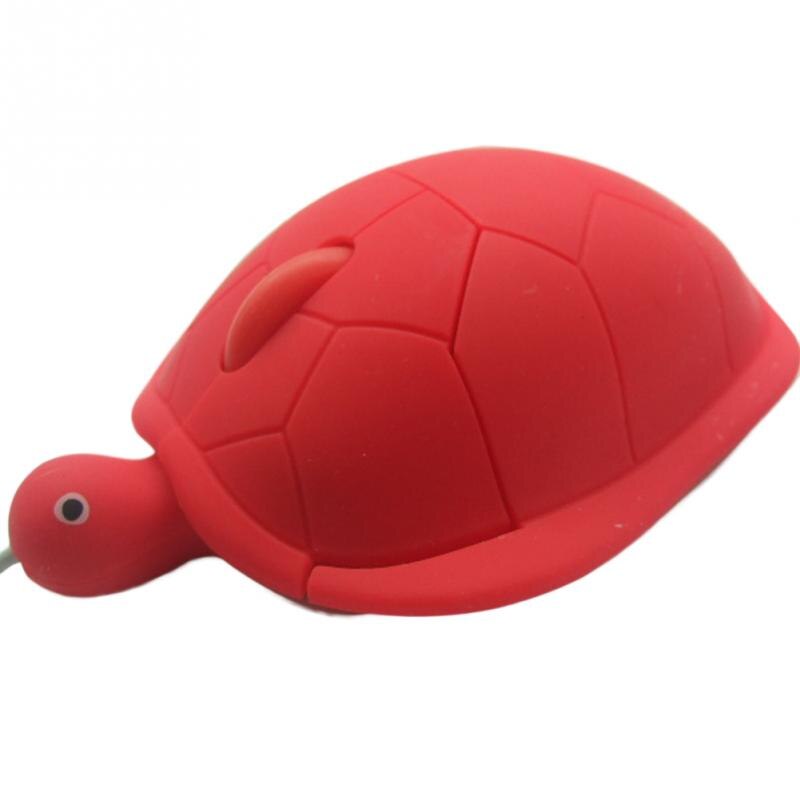 Cute Animal Wired Mouse USB 3D Turtle Optical Mice Mouse For Computer PC Mini Pro Sea turtle Silicone Gaming Mouse #4