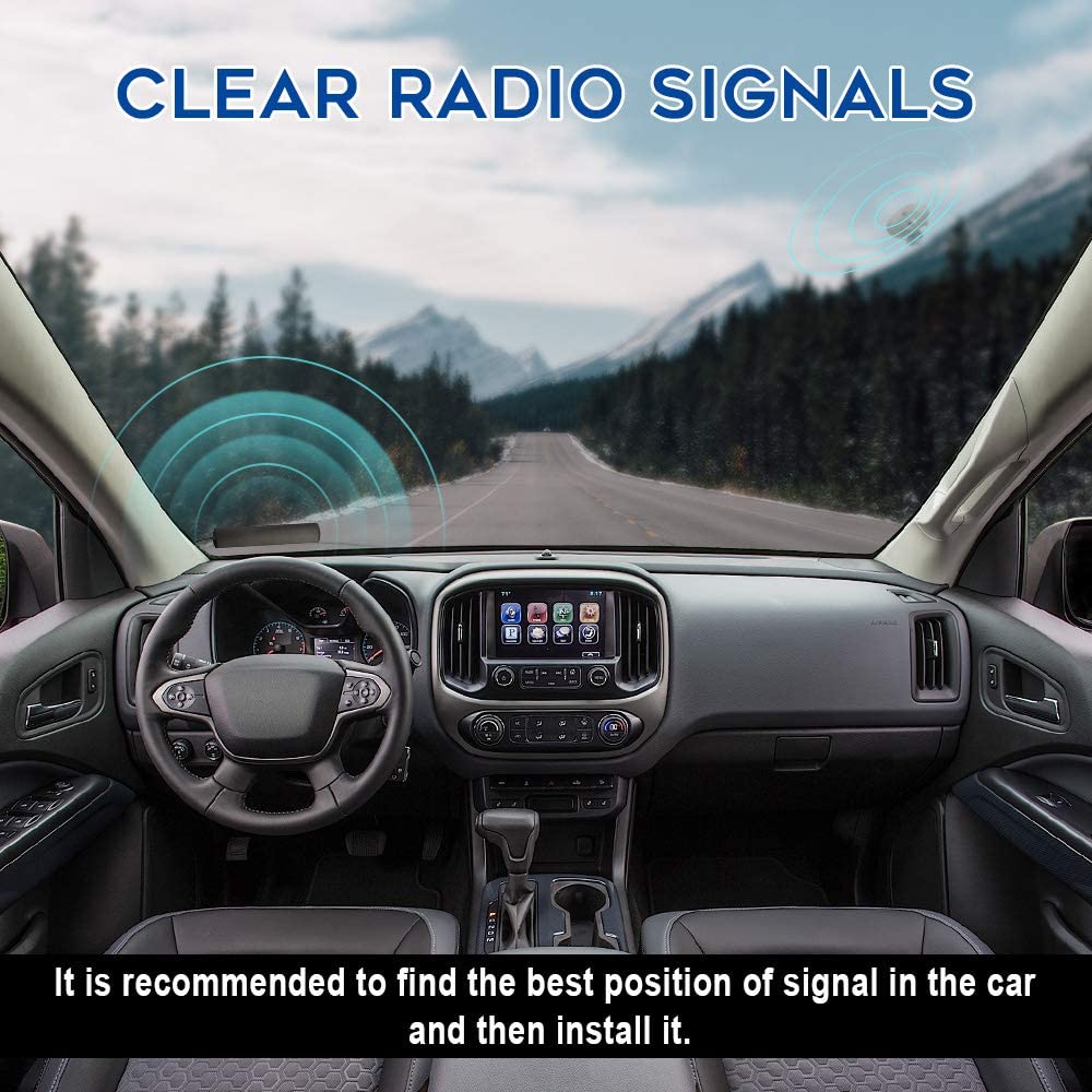 de antena FM de Radio para coche, amplificador de señal Universal de 5M de longitud para coche marino, vehículo, barco, RV, dispositivo de mejora de señal