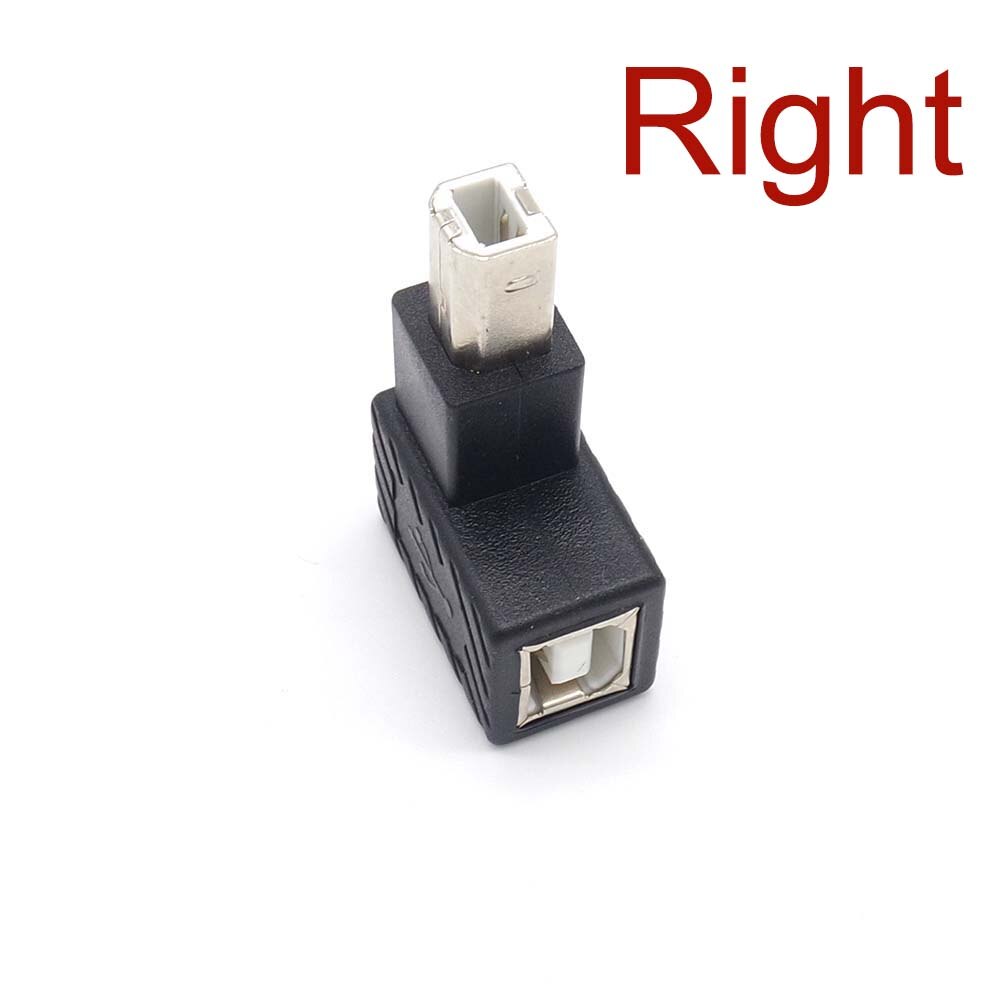 CY USB 2.0 Verlängerungskabel Typ B – 90 Grad Abgewinkelt, 20 Cm, Für Drucker & Scanner