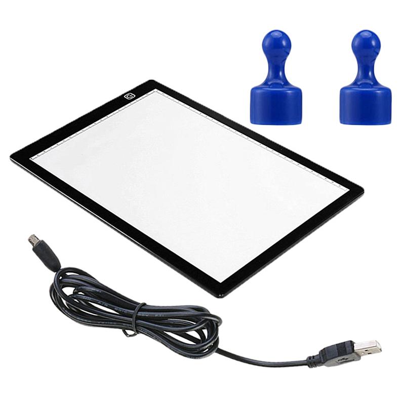 Matte Texture Light Box Board LED Drawing Board with USB Cable and 2 Magnets