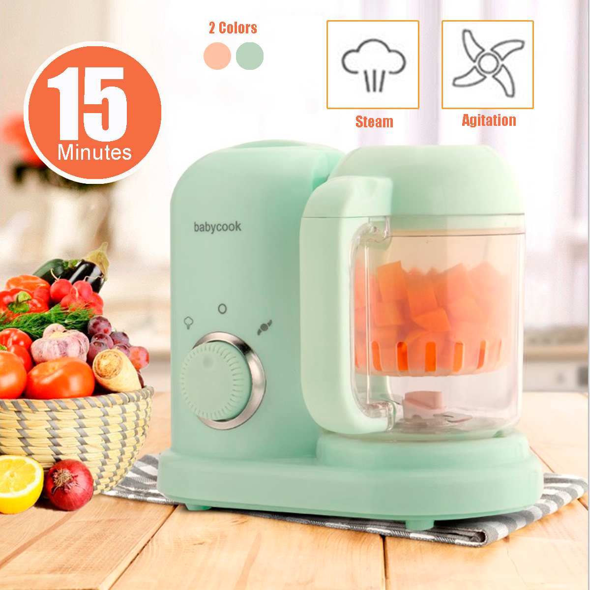 220v multifunctionele babyvoeding kookmaker stomer mengmolen blenders processor 2 50hz onbreekbaar 190ml capaciteiten