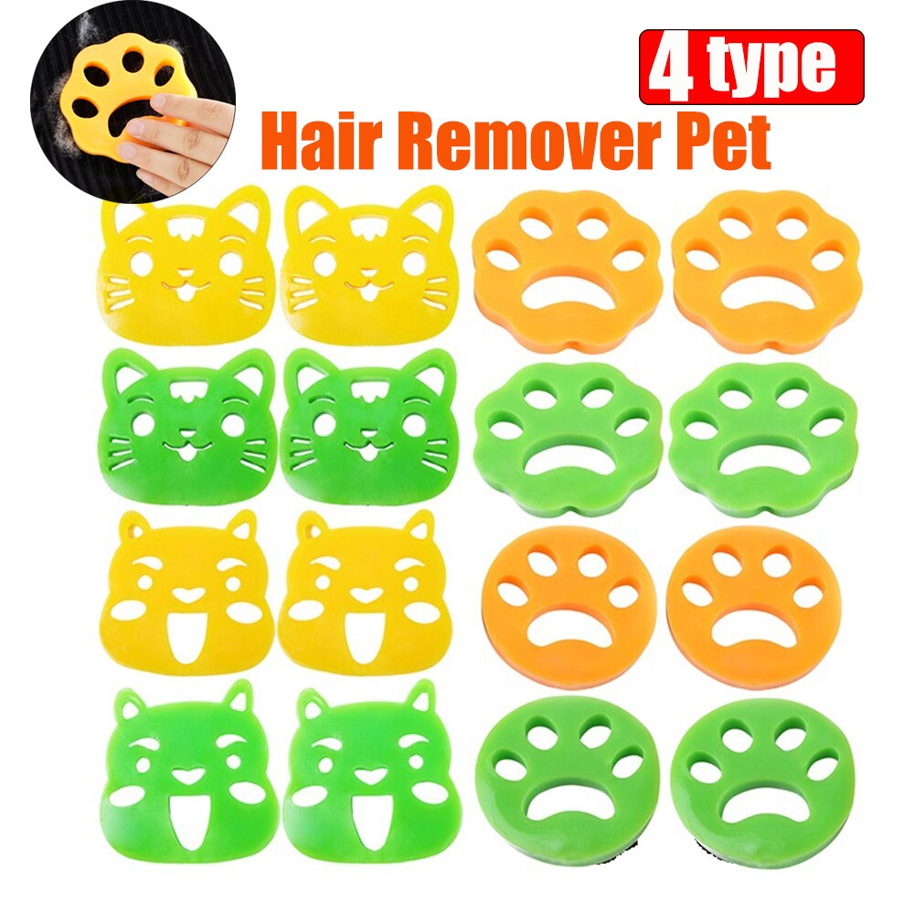1PCS Pet Hair Remover Reusable Cleaning Laundry Cat Dog Fur Lint Catcher Washing Machine Hair Catcher Laundry Accessories