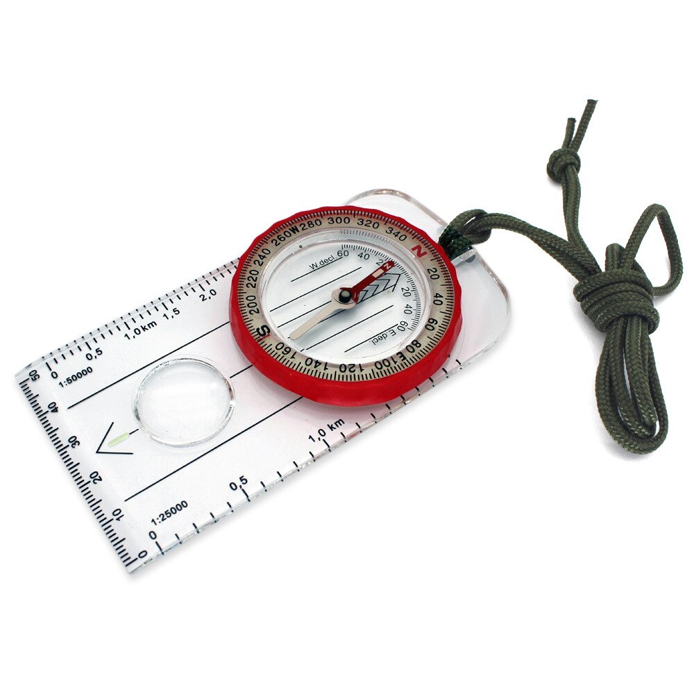 Multifunctional Strong Magnetic Compass Luminous Pointing Guide Outdoor Hike Camping Survival Tool Cross Country Mapping Compass