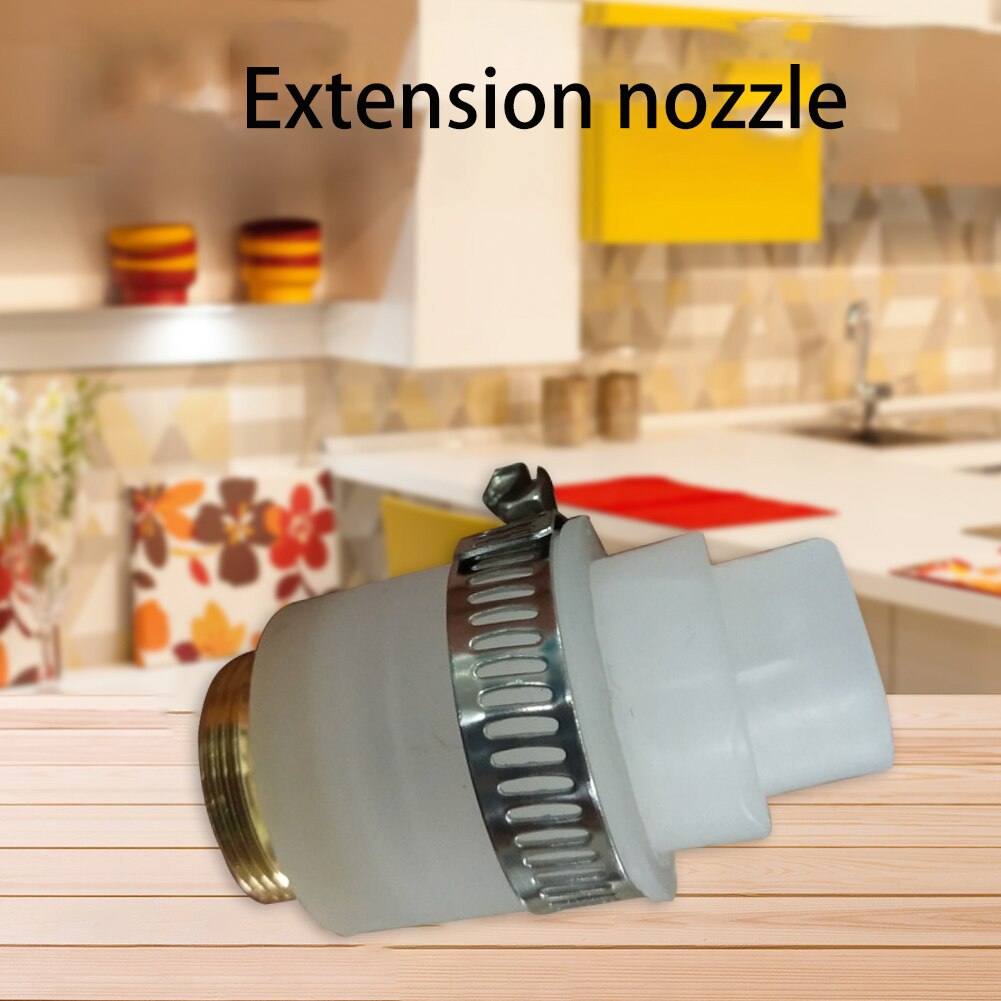 Adjustable Kitchen Faucet Extension Spring Tube 360 Rotation Long Hose Bathroom Faucet Spring Tube Water Tap Extender Accessory