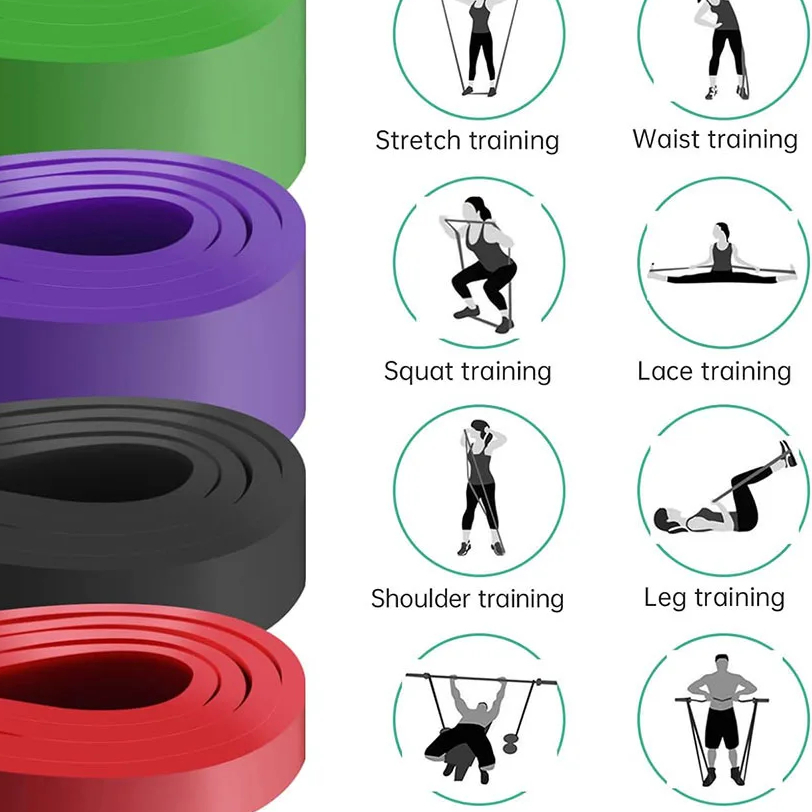 Widerstand Band Heavy Duty Latex Sport Elastische Gürtel Pull Up Assist Bands Für Pilates Workout Fitness Form Körper Home Gym