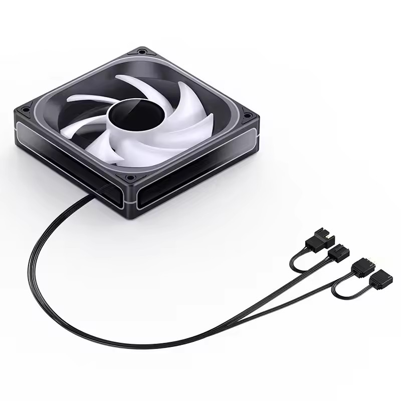 JONSBO ZB-120/240/360 Ventilateur de boîtier 12CM ARGB Ordinateur de bureau Ventilateur de refroidissement Structure conjointe Ventilateur d'accès au froid