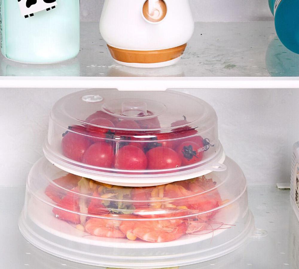Voedsel Ploetert Guard Magnetron Hover Anti-Sputteren Cover Oven Olie Cap Verwarmde Verzegelde Plastic Cover Schotel Schotels Voedsel cover Fd
