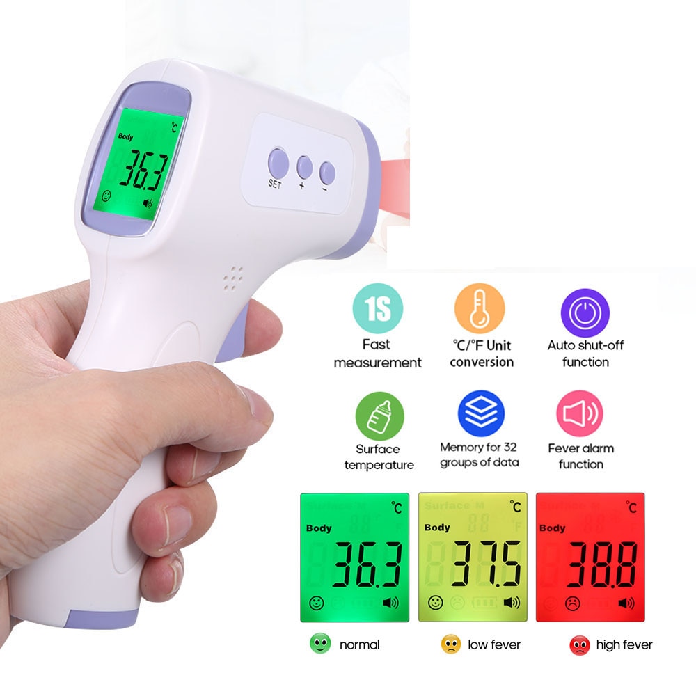 Digital Infrared Thermometer Non Contact Temperature Meter hygrometer Temperature Fever Digital Measuring Tools thermal sensor
